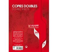 Clairefontaine - Copies Doubles Non Perforees 17x22 Seyes 70g Blanc -paquet De 50 G