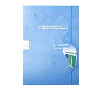 Calligraphe 48C Lot de 15 Cahiers de Travaux Pratiques (une Marque de Clairefontaine) - A4 21x29,7cm - 64 Pages Grands Carreaux 70 g et Unies 90g - Couverture Carte Recyclée Vernie Couleurs Aléatoires