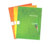Clairefontaine Cahier de dessin Calligraphe 769478 - 16 pages réglure unie 24 x 32 120 g