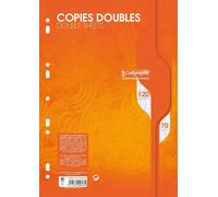 Calligraphe 5613c Un Paquet De Copies Doubles Perforées Sous Film (Une Marque De ) - A4 21x29,7 Cm - 120 Pages Grands Carreaux - Papier 70 G[Z125]