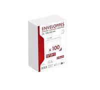 Calligraphe 5666C - Paquet 100 Enveloppes Blanches C6 Auto-Adhésives 80g