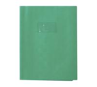 Calligraphe Protège-cahier Madras 17x22 cm PVC 22/100e Vert avec porte-étiquette & marque-pages