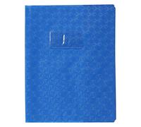 Calligraphe Protège-cahier 72012AMZC – Grain losange PVC opaque 18/100ème 17x22cm Bleu porte-étiquette