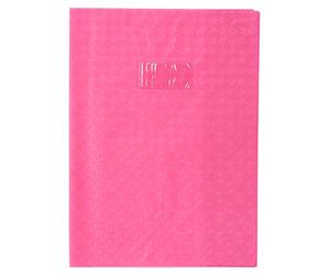 Calligraphe 72219C - Protège-Cahier Grain Losange Rose A4 PVC Opaque