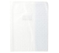 Calligraphe 72220AMZC Un Protège-Cahier Grain Losange Incolore - A4 21x29,7 cm - 18/100ème avec Porte-Étiquette - PVC Opaque