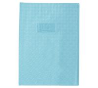 Calligraphe 72222AMZC Un Protège-Cahier Grain Losange Bleu clair - A4 21x29,7 cm - 18/100ème avec Porte-Étiquette - PVC Opaque
