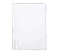 Calligraphe 73500AMZC Un Protège-Cahier Cristalux Incolore - 24x32 cm - 22/100ème avec Rabats Marque-Pages - PVC Transparent Lisse