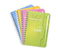 Calligraphe 749C Un Répertoire à Spirale (une Marque de Clairefontaine) - 9x14 cm - 100 Pages Petits Carreaux - Papier 70 g - Couverture Carte Recyclée Vernie - Couleur Aléatoire