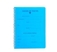 CALLIGRAPHE Cahier de Textes Spirale POLYPRO 17x22 124p séyès 70g (Assortis)