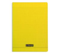CALLIGRAPHE Lot de 3 Cahiers piqué POLYPRO 21x29,7 cm 140 p séyès 90g Jaune