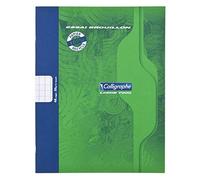 Calligraphe 1x Cahier Piqué Brouillon 17x22 48p Séyès 56g 100% Recyclé