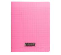 CALLIGRAPHE Cahier piqué POLYPRO 17x22 cm 48 p séyès 90g Rose