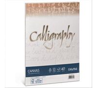 Calligraphie Album Toile Papier Toile Brut Ivoire 50 Feuilles 210x297mm 100g/Mq