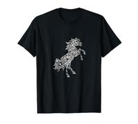 Calligraphie Arabe Arabe Cheval Art Équestre Amoureux des Chevaux T-Shirt Graphique avec Valeur