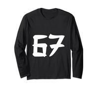 Calligraphie Japonaise 67 Symboles Kanji Gras Design Minimaliste Manche Longue