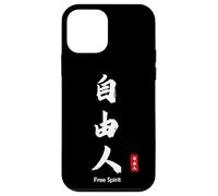 Calligraphie Japonaise Kanji, Personne avec des Esprits Libres, Soyez Libre Coque pour iPhone 12 Mini