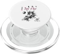 Calligraphie Tai Chi/Dragon Taiji Art Chinois Design PopSockets PopGrip pour MagSafe