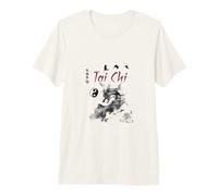 Calligraphie Tai Chi/Dragon Taiji Art Chinois Design T-Shirt Haut de Gamme