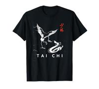 Calligraphie Tai Chi / Serpent Vs Grue Art Chinois Design T-Shirt