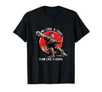 Calligraphie Tai Chi / « Stand Like A Tree Flow Like A River » T-Shirt