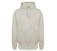 Calligraphie : Whisper Words of Wisdom Sweat à capuche unisexe | Un design inspirant avec une libellule et un texte calligraphique qui transmet sagesse et sérénité. Idéal comme