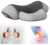 Callixe Thera Oreiller de massage 3 en 1 pour douleurs cervicales et épaules, coussin cervical pour dormir, massage chauffant et ergonomique avec mousse à mémoire de forme