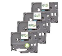 Callmenew Lot de 4 rubans d'étiquettes de rechange compatibles avec Brother P-Touch TZ TZe-151 155 251 355 24 mm 0,94" pour PT-P700 D450 D600 P750W P900W P910BT P900 P950NW 2430