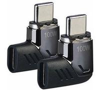 Callstel : 2 adaptateurs USB-C coudés 100 W avec embout magnétique G