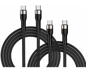 Callstel 2 câbles enroulables magnétiques USB-C / USB-C - 1 m