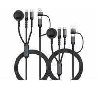 Callstel 2 câbles USB-A / USB-C vers Lightning / USB-C / Apple Watch - 1 m