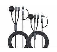 Callstel 2 câbles USB-A / USB-C vers Lightning / USB-C / Apple Watch - 2 m