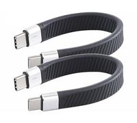 : 2 câbles USB-C vers USB-C 3.1 avec Power Delivery 100W - 13 cm