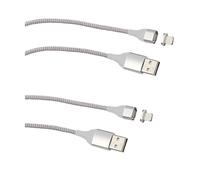Callstel 2 câbles USB compatibles Lightning magnétiques 1 m pour chargement et transfert