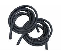 Callstel 2 gaines à fermeture auto pour câble - coloris noir / 3 m