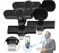 Callstel : 2 minis microphones sans fil pour appareils avec connecteur Lightning