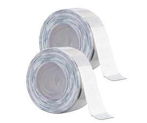Callstel 2 rouleaux d'étiquettes autocollantes 14 x 30 mm - transparent