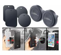 : 2 supports magnétiques pour smartphone avec fixer sur une grille de ventilation