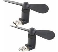 Callstel : 2 ventilateurs USB et Micro-USB pour PC et smartphone