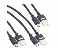 3 câbles USB-A vers Micro-USB - 100 cm Callstel