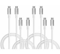 Callstel 4 câbles de chargement USB-C / USB-C jusqu’à 100 W blanc - 1 m
