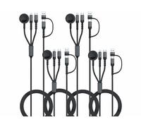 Callstel 4 câbles USB-A / USB-C vers Lightning / USB-C / Apple Watch - 1 m