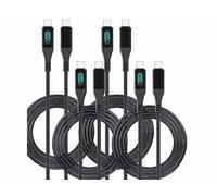 Callstel 4 câbles USB-C / USB-C avec écran LED - 2m -