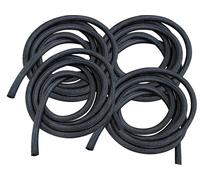 Callstel 4 gaines à fermeture auto pour câble - coloris noir / 3 m