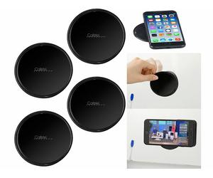 Callstel 4 supports avec patchs en gel auto-adhérent pour smartphone