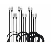 Callstel 6 câbles USB-C / USB-C Power Delivery jusqu'à 100 W - 50 cm + 1 m + 2 m