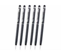 Callstel 6 stylos à bille 2 en 1 / stylet ultra fin pour écrans tactiles