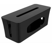 Callstel Boîte de rangement pour multiprise avec support smartphone - coloris noir