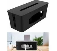 Callstel : Boîte de rangement pour multiprise avec support smartphone - coloris noir