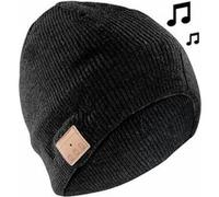 Callstel : Bonnet ''Beanie'' Bluetooth avec micro-casque intégré - noir Noir G