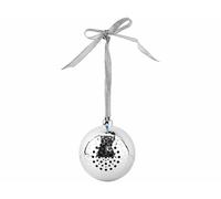 Boule de Noël avec bluetooth et haut-parleur intégré - Argent [Callstel]